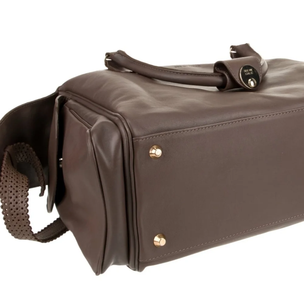 See By Chloe Chocolate Leather Satchel